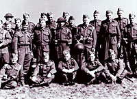 Black and white of WW2 Soldiers