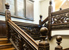 Jacobean Carved Oak Stairway