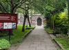 The entrance to All Saint's Church from the market place