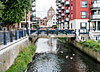 Charter Quay, looking up the Hogsmill towards the Guildhall