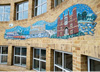 Mosaic panel installed in 2001